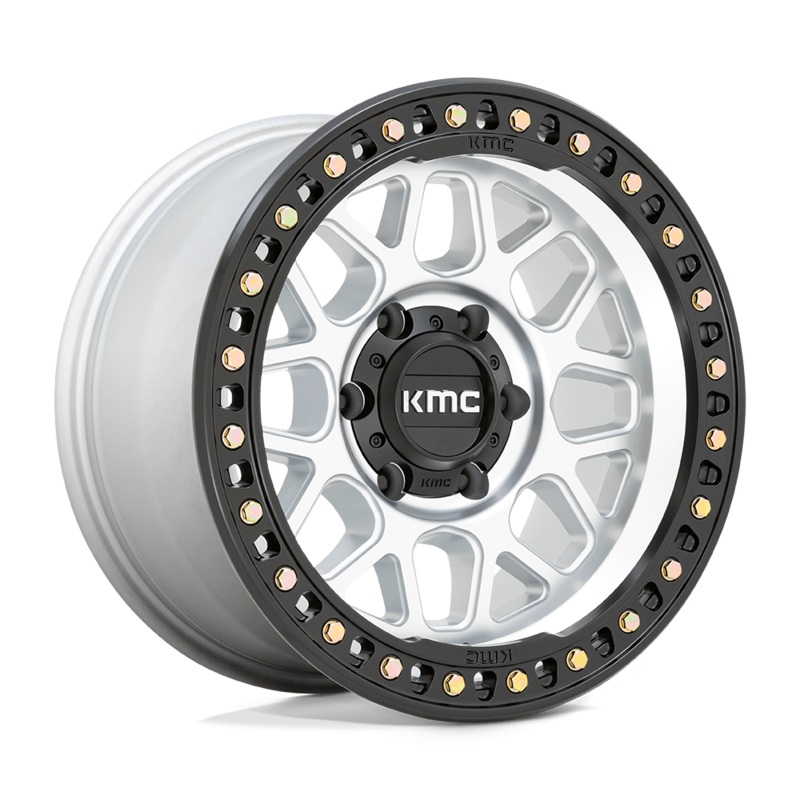 KMC Wheels KM549 GRS 17″ 6×120 Machined With Satin Black Lip