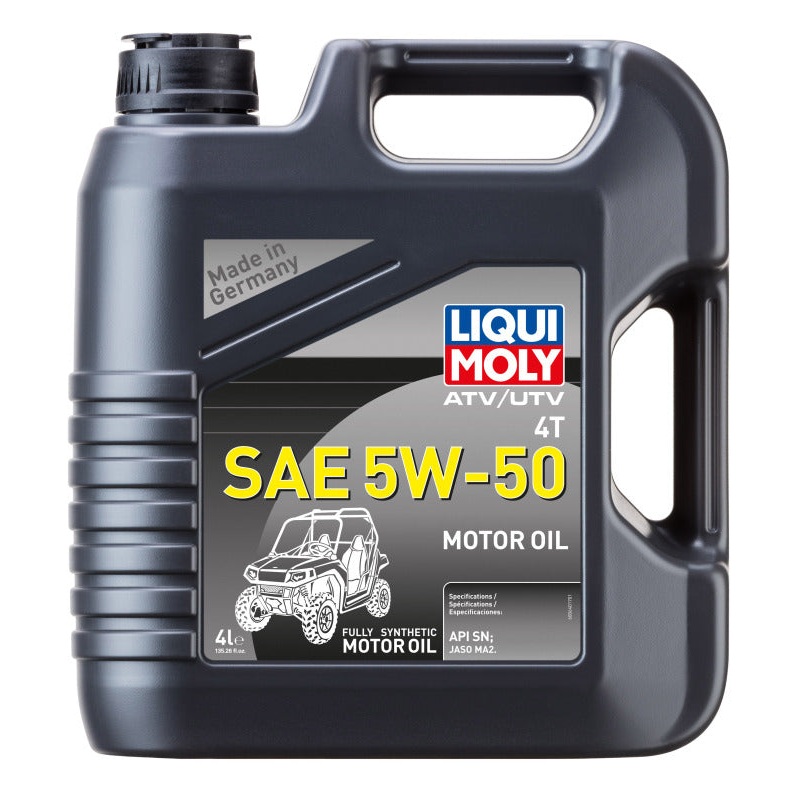 LIQUI MOLY 4L ATV 4T Motor Oil SAE 5W50