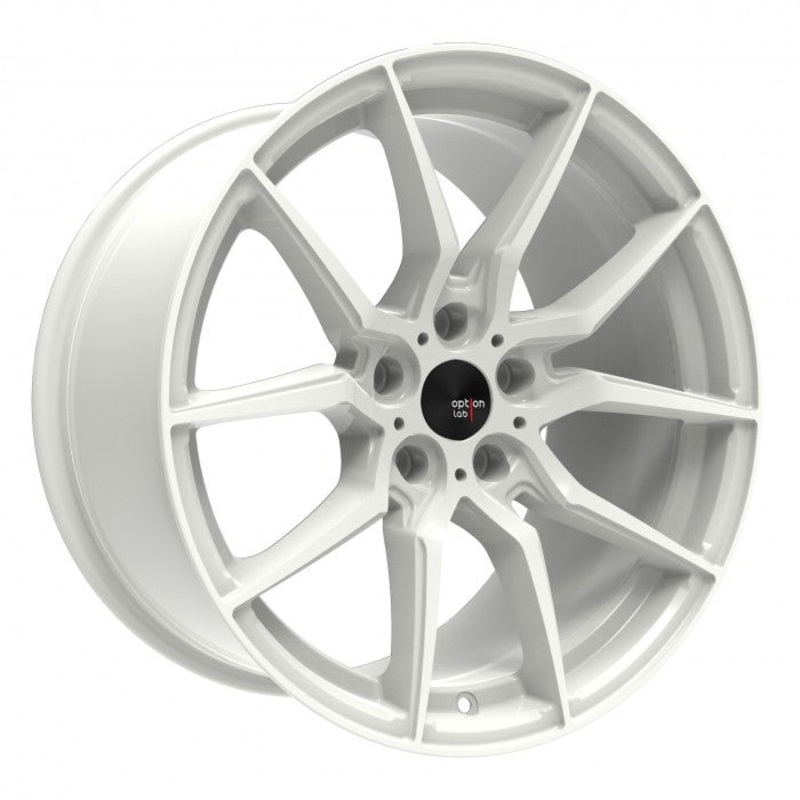 Option Lab R716 18×8.5 5×114.3 +35 Onyx White Wheel – Universal