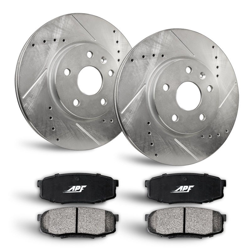 APF Rear Brake Kit Rotors and Pads for Ford Ranger 1998-2002