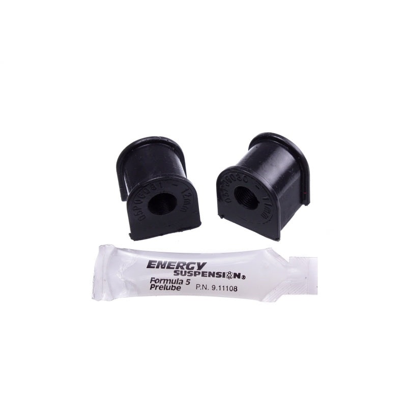Energy Suspension 06-11 Honda Civic (Excl Si) 12mm Rear Sway Bar Bushings – Black