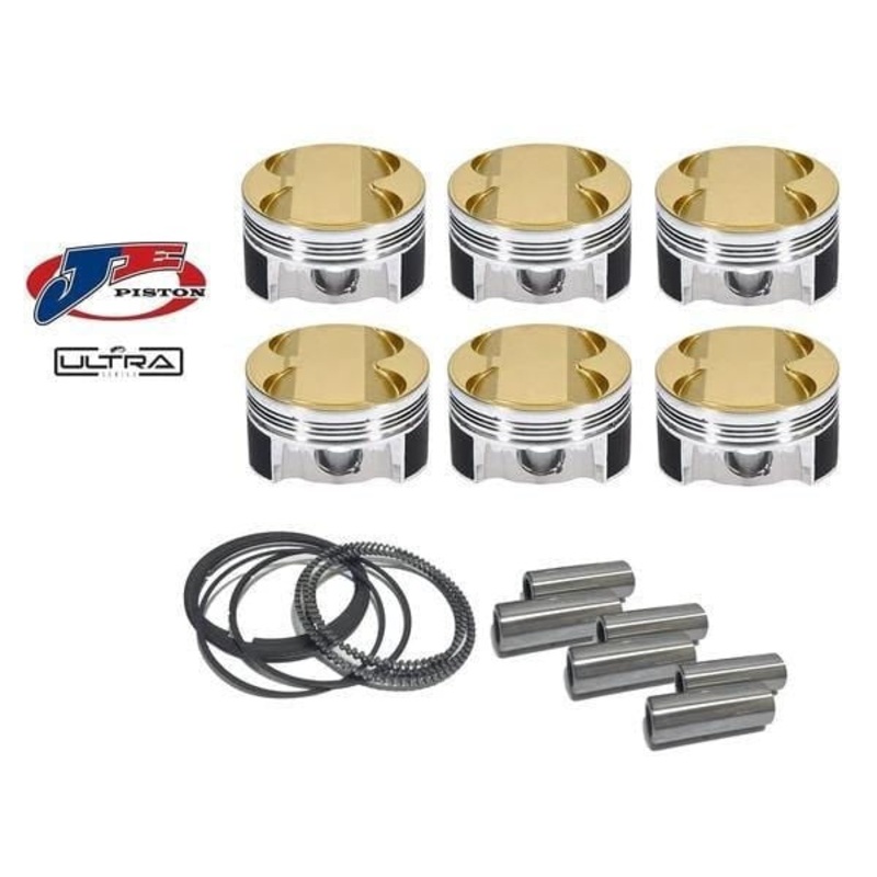 JE Ultra Series Forged Pistons MitsubishiEvo 4 5 6 7 8 9 4G63T 100mm Stroker 85mm STD -12.5 cc 10.0:1