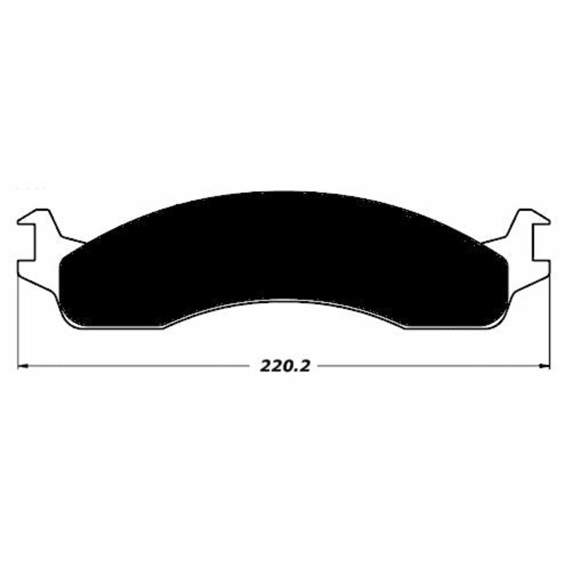 Porterfield Brake Pads for 1997 FORD F250 Pickup 3/4 Ton 2WD 12 x 3 Rear Shoe