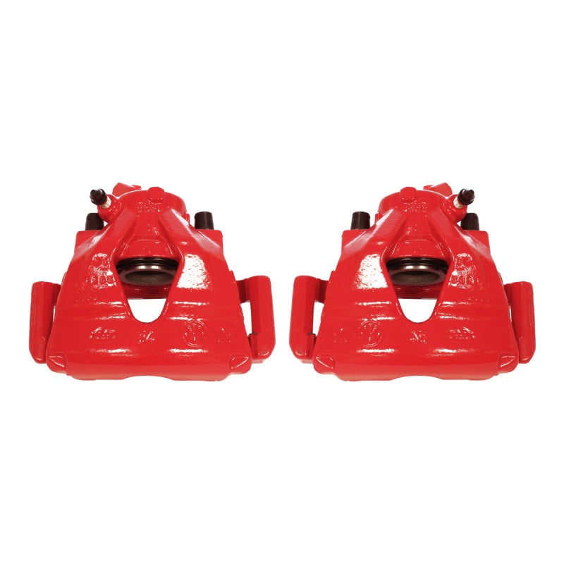 Power Stop 99-10 Volkswagen Beetle Front Red Calipers w/Brackets – Pair