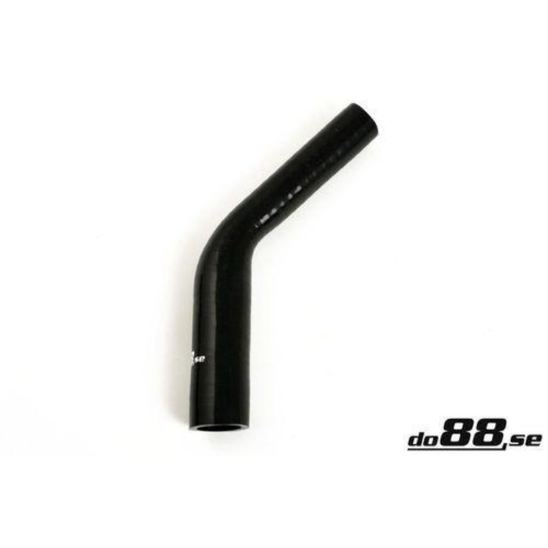 Silicone Hose Black 45 degree 0,625 – 0,75” (16-19mm)