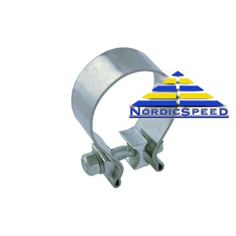 Stainless Steel Wide Band Seal Exhaust Clamp 3″