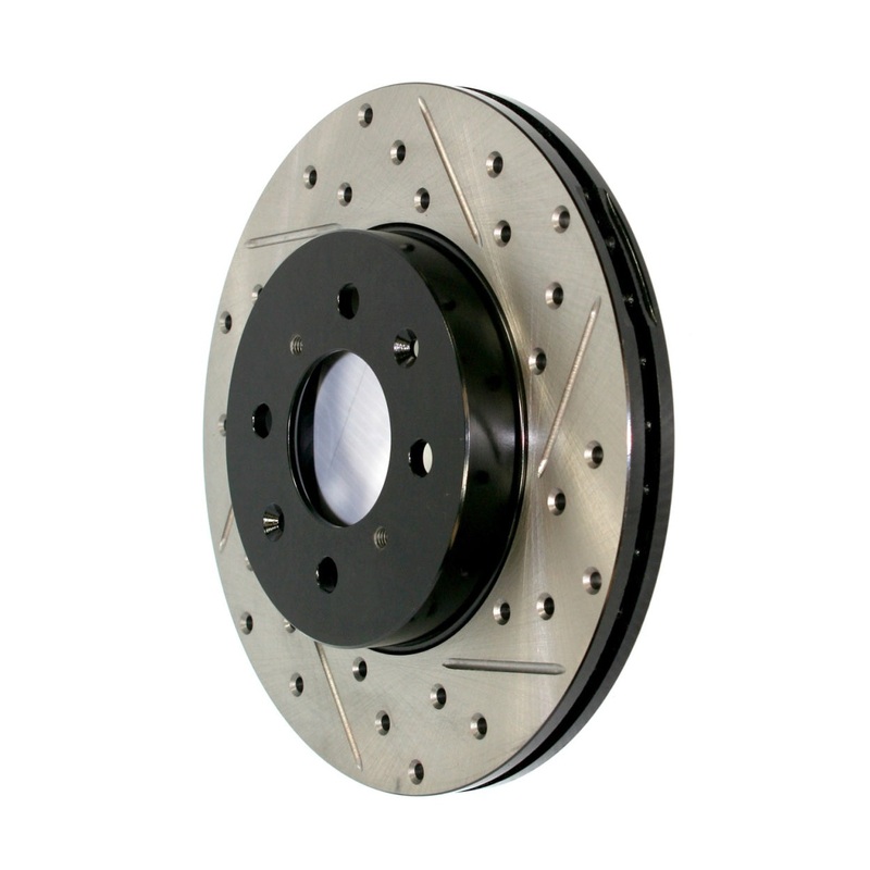 StopTech 13-16 Mini Cooper Countryman/Paceman Slotted & Drilled Sport Left Rear Brake Rotor