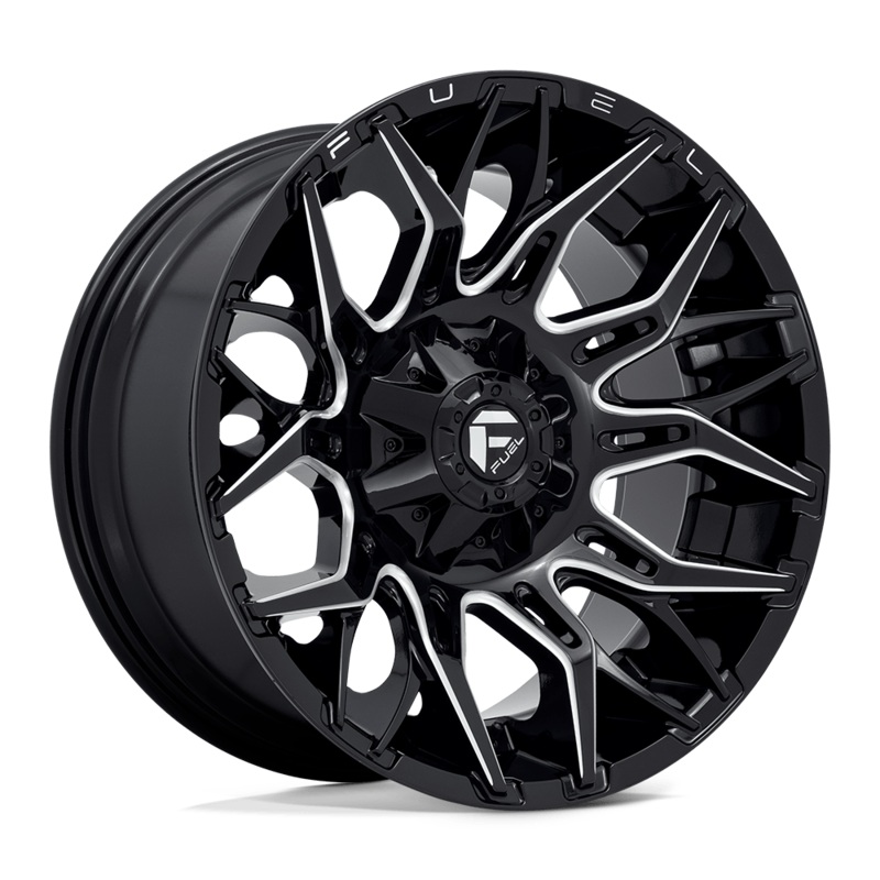 Fuel Wheels D769 Twitch 20″ 6×135/6×139.7 Glossy Black Milled