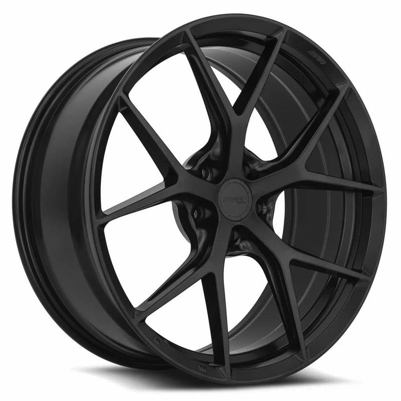MRR FS6 20″ 5×120 Matte Black fit Camaro