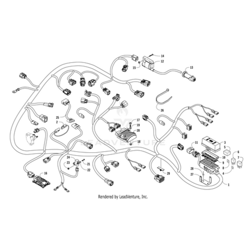 Power Distribution Module Decal-015 Atv by Arctic Cat
