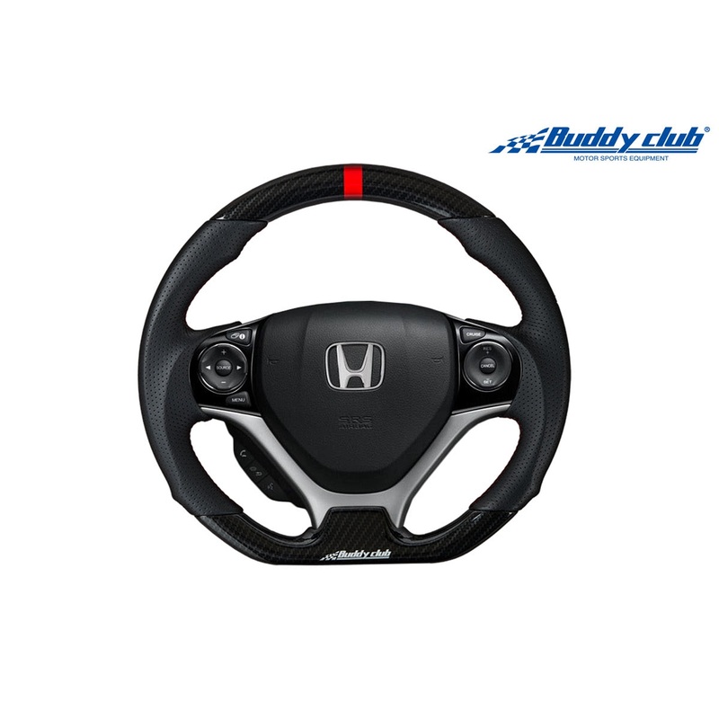 Buddy Club Racing Spec Steering Wheel Carbon 2012-2015 Honda Civic