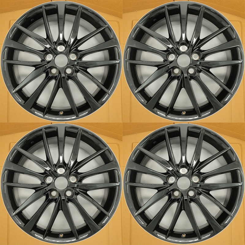 For Toyota Camry OEM Design Wheel 19″ 19×8 2018-2023 Black Set of 4 Replacement Rim 4261106J70