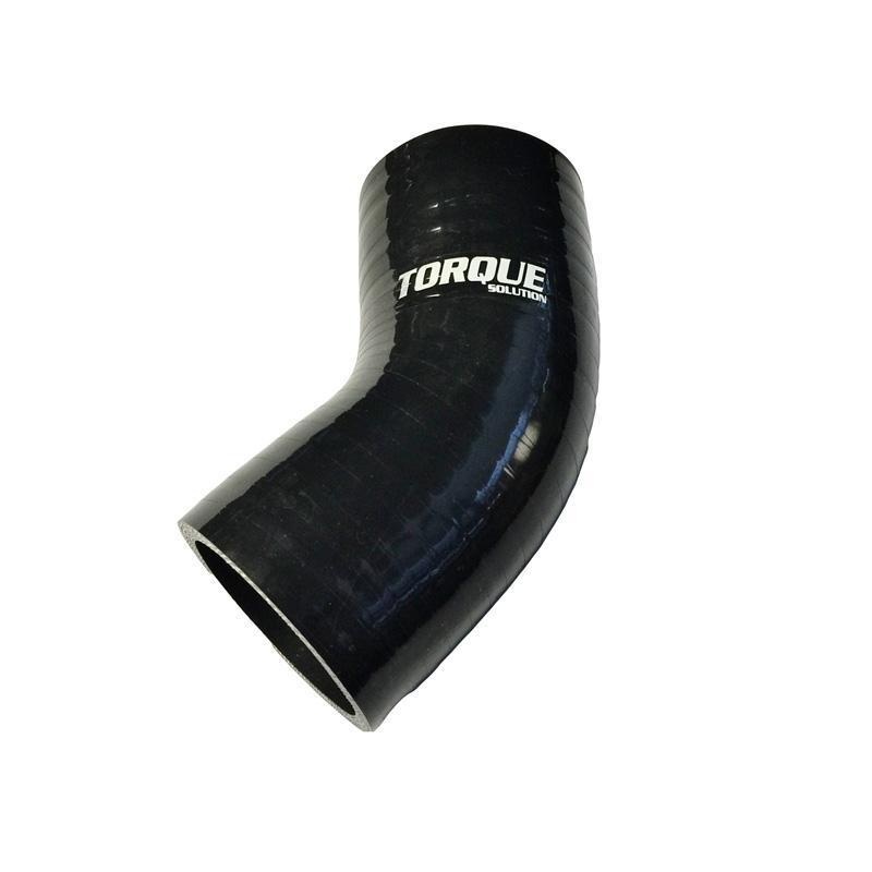 Torque Solution 45 Degree 2.75″ Silicone Elbow – Black (TS-CPLR-45D275BK)