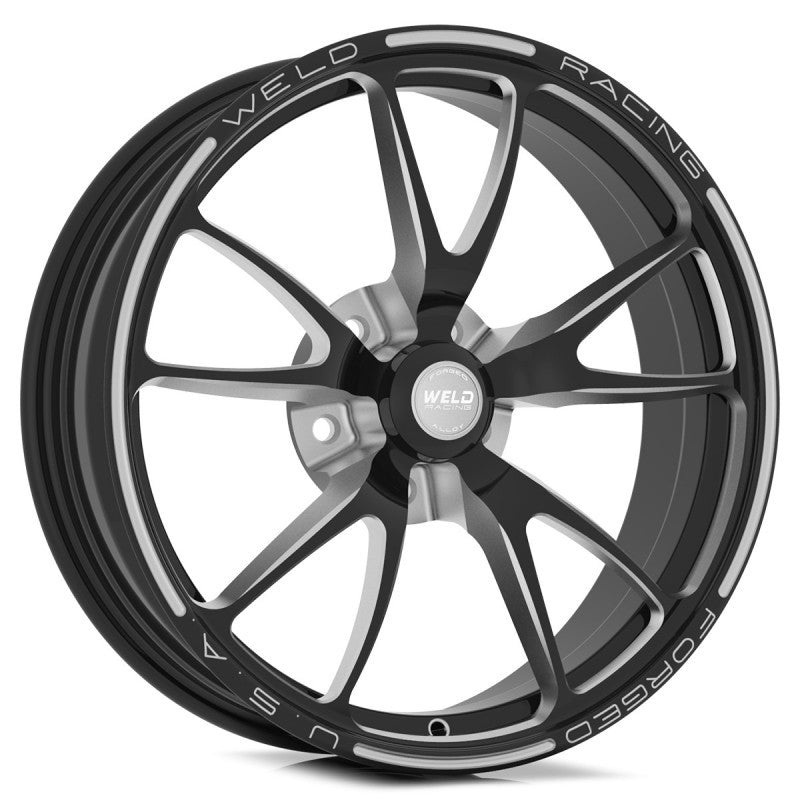 Weld Full Throttle 1-Piece 17×4.5 / 5×4.75 BP / 2.25in. BS Black Wheel – Non-Beadlock