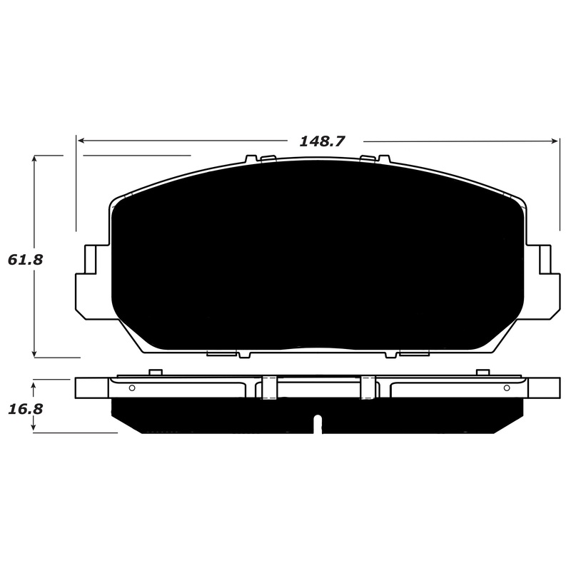 Porterfield Brake Pads for 2017 HONDA ACCORD Touring