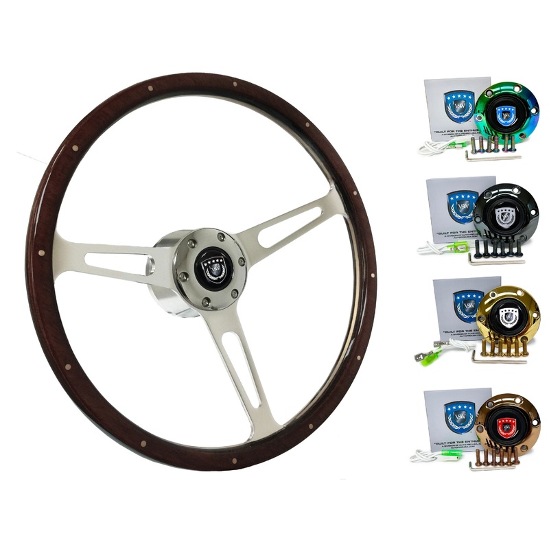 2001-17 Toyota Corolla Steering Wheel Kit | Deluxe Espresso Wood | ST3553A