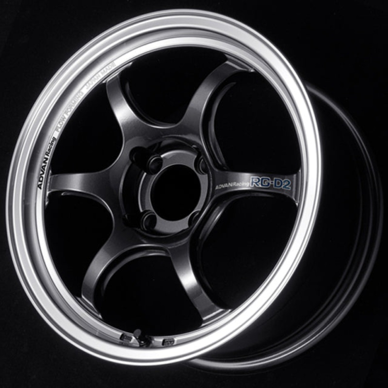 Advan RG-D2 Wheel – 17×7.5 +38 | 4×100 | Machining & Black Gunmetallic