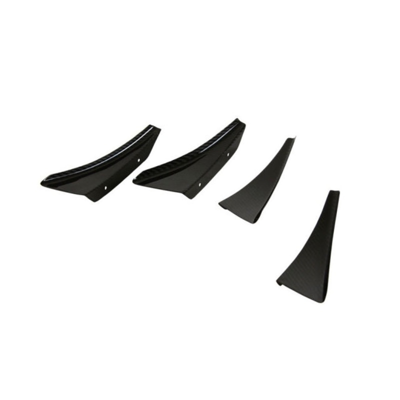 APR Carbon Fiber Front Bumper Canards – 16-18 Audi R8
