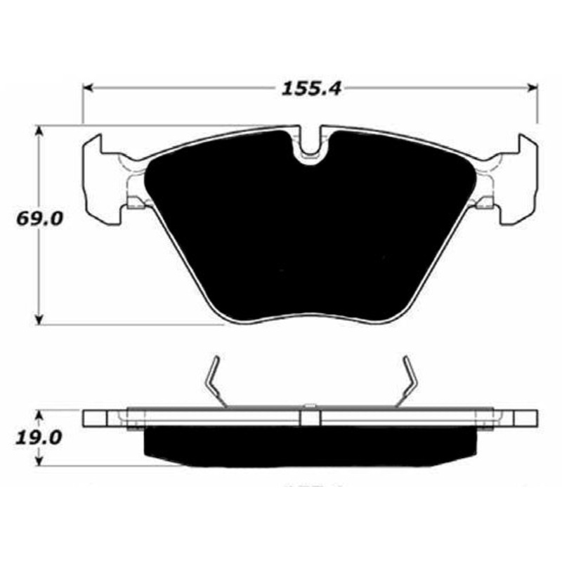 Porterfield Brake Pads for 2013 BMW X1 xDrive35i