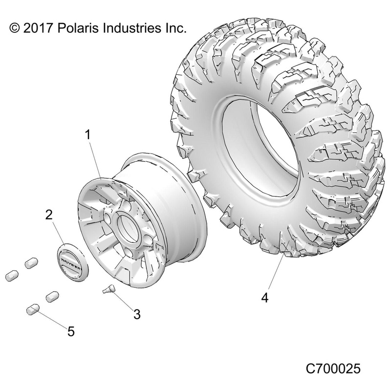 Tire, Front, 27 X 9.00 -12 by Polaris