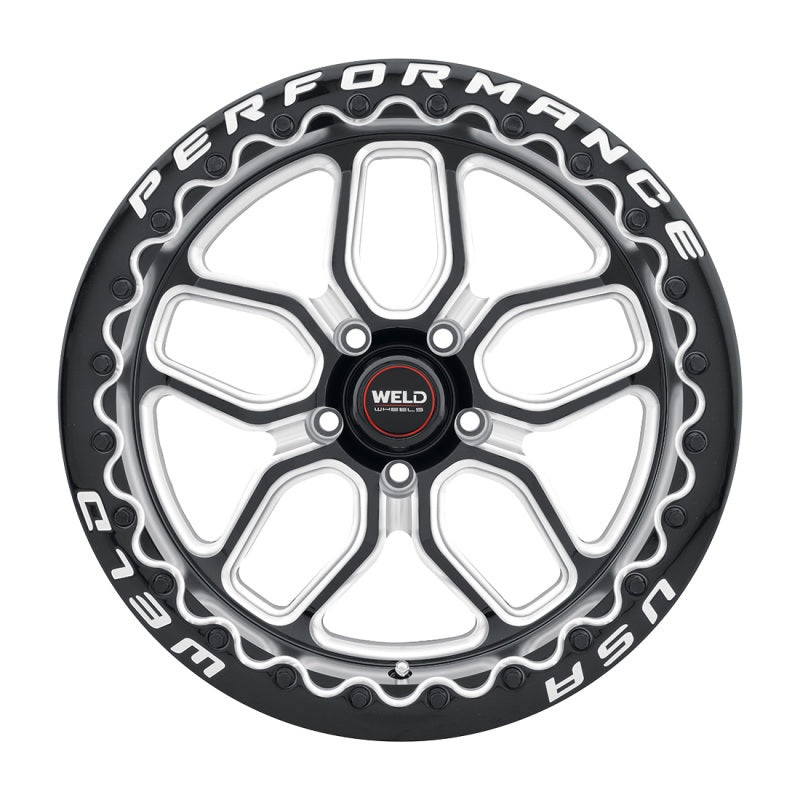 Weld Racing 18×12 Laguna Bead Lock 5×120 ET52 BS8.50 Gloss BLK MIL DIA 78.1