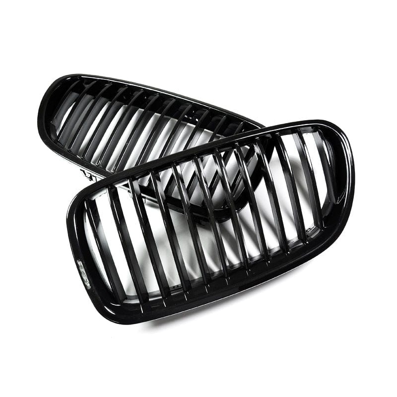 AutoTecknic Gloss Black Front Grille Set – F10 Sedan/ F11 Wagon | 5-Series