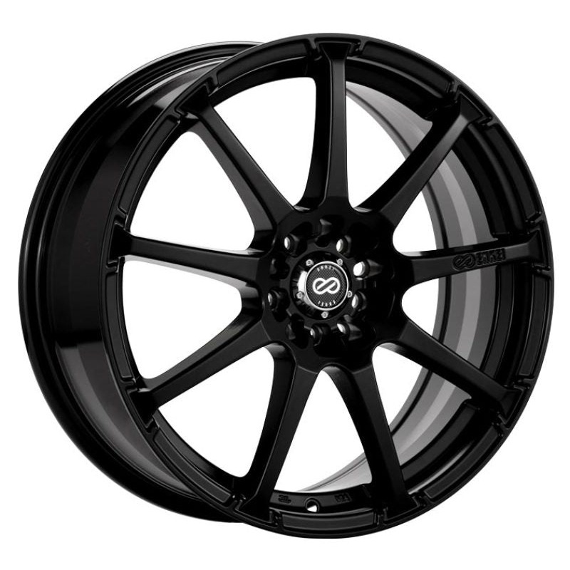 Enkei EDR9 17×8 5×112/114.3 45mm Offset 72.6 Bore Dia Matte Black Wheel