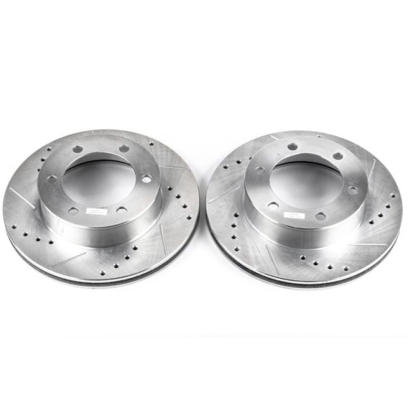 Power Stop 96-02 Toyota 4Runner Front Evolution Drilled & Slotted Rotors – Pair