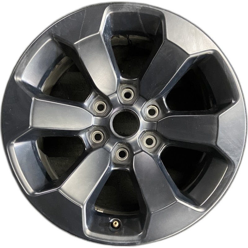 18″ DODGE 1500 PICKUP 20-21 6 lug 18×8 aluminum 6 spoke opt WBS black Original OEM Wheel Rim
