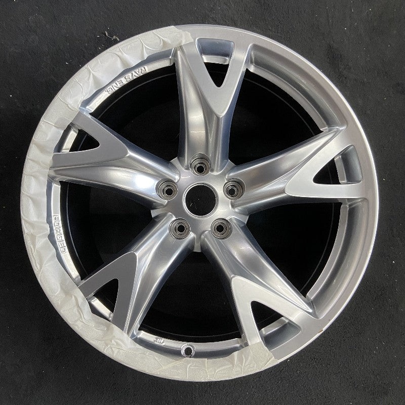 19″ 370Z 09 Cpe 19×10 alloy rear 5 spoke Original OEM Wheel Rim