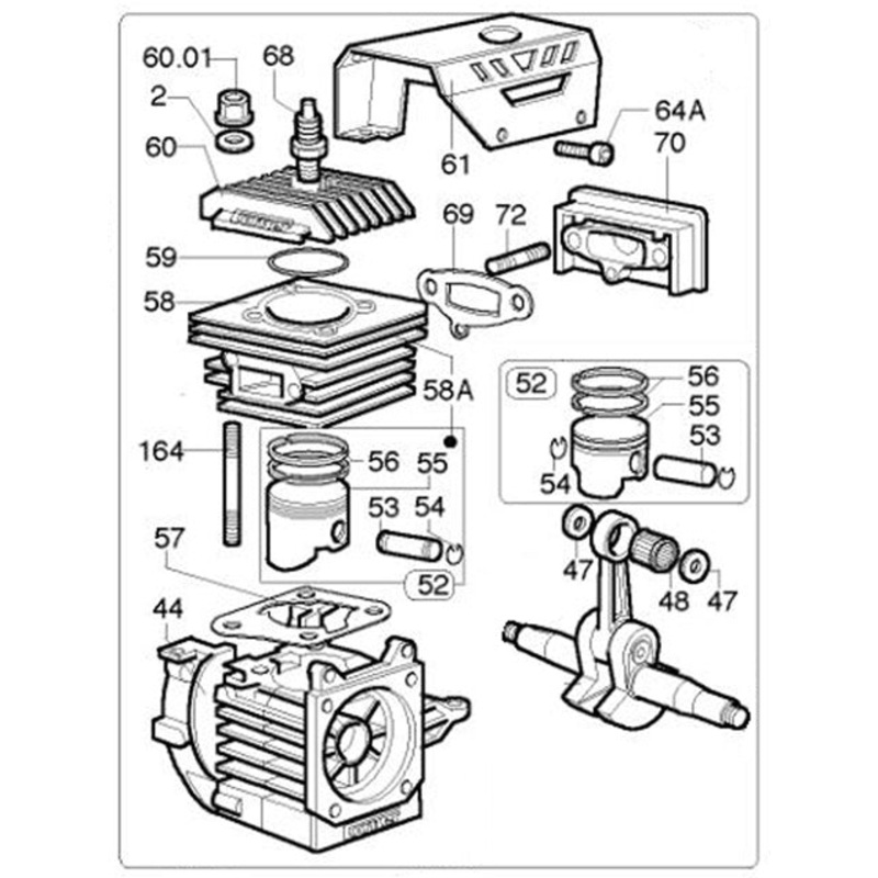48. (NORM-048-01) K80 Top Rod Bearing