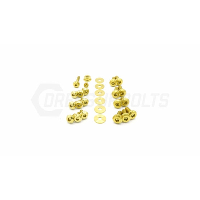 Dress Up Bolts 08-21 STI Stage 1 Titanium Hardware Engine Kit – Gold | SUB-016-Ti-GLD