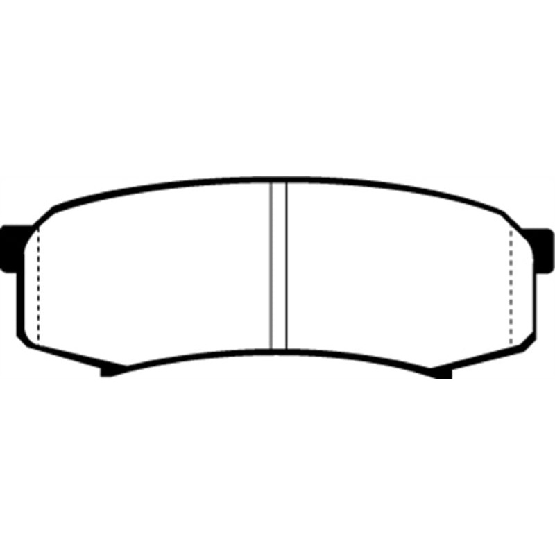 EBC 10+ Lexus GX460 4.6 Greenstuff Rear Brake Pads