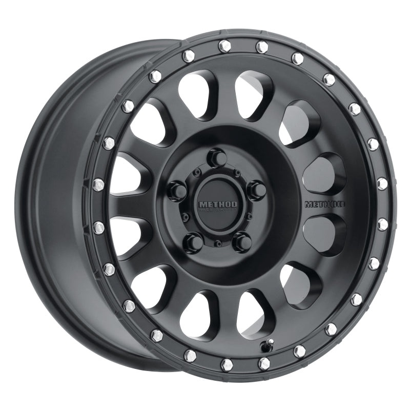 Method MR315 17×8.5 0mm Offset 5×5 71.5mm CB Matte Black Wheel
