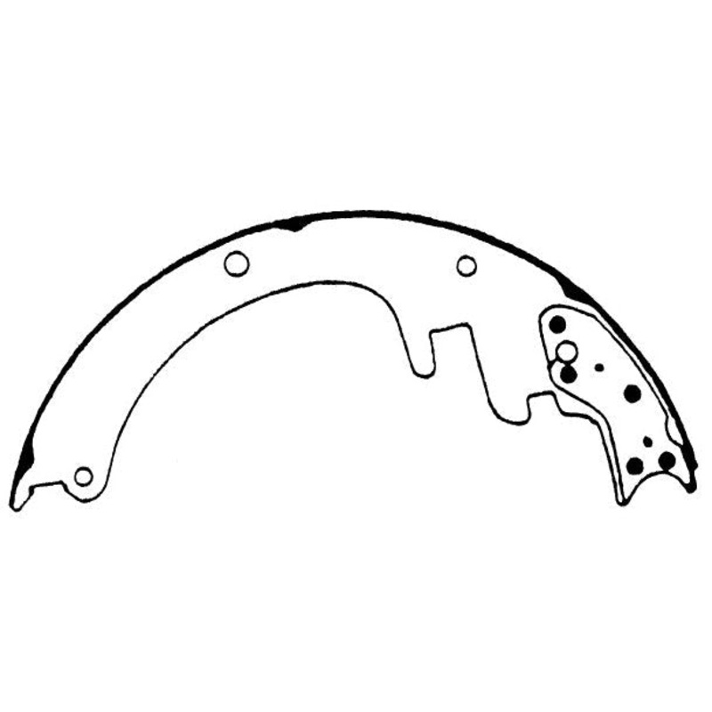 Porterfield Brake Shoes for 2000 GMC C2500 2WD 13″ Rear Shoe