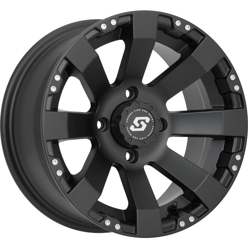 Spyder Wheel 12X7 4/156 4+3 (+5Mm) Black by Sedona