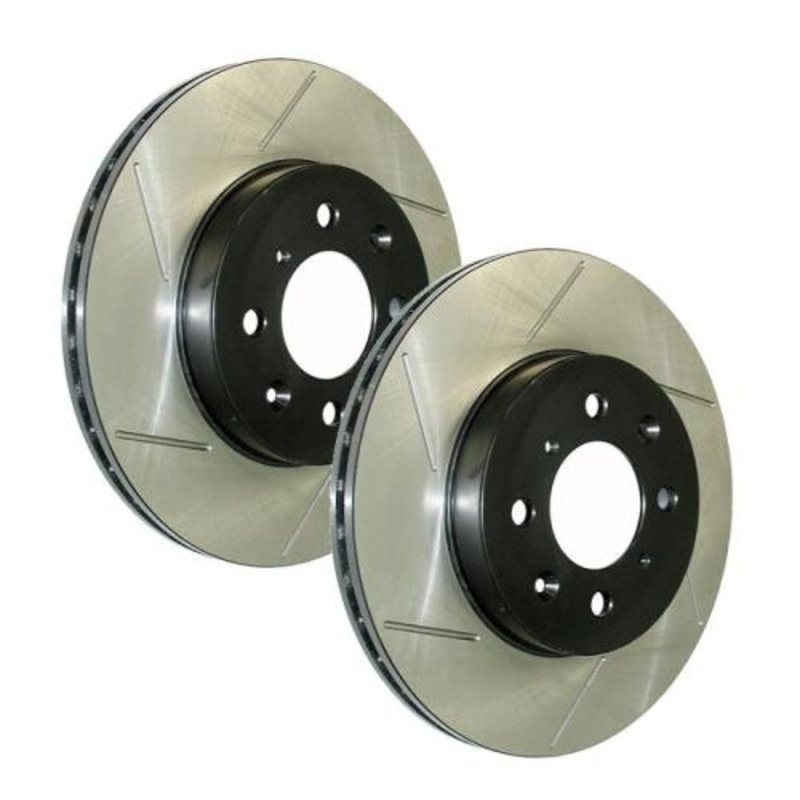StopTech 08-13 Chevrolet Corvette Cryo Slotted Front Sport Brake Rotor