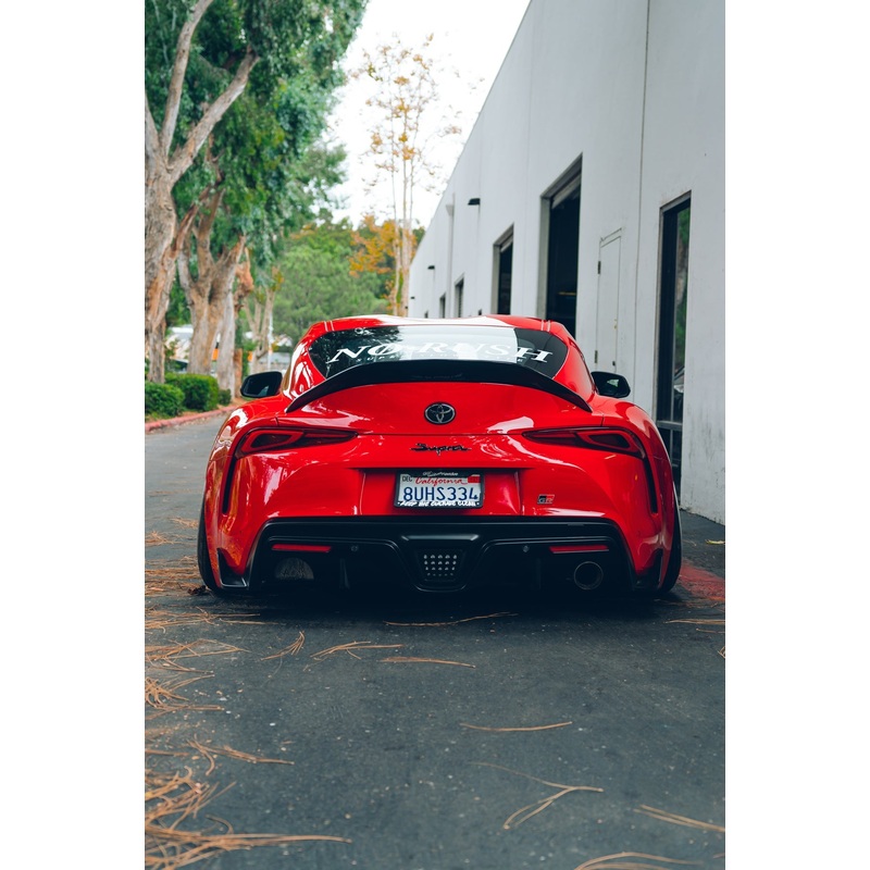 StreetHunter Designs MK5 Supra “High Kick” Rear Lip Spoiler | 2020-2026 Toyota GR Supra (SHD-SUPRA-HKCBN)
