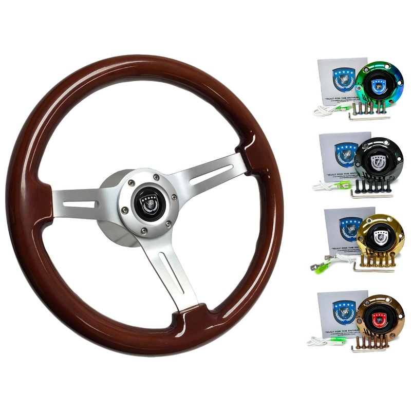 2001-17 Toyota Camry Steering Wheel Kit | Mahogany Wood | ST3027S