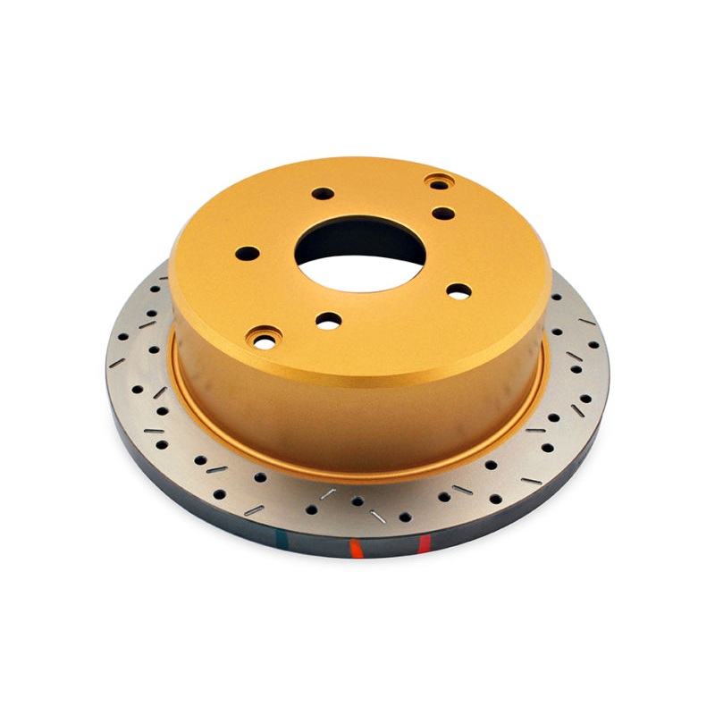 DBA 2004 Pontiac GTO 4000 Series Drilled and Slotted Rear Rotor