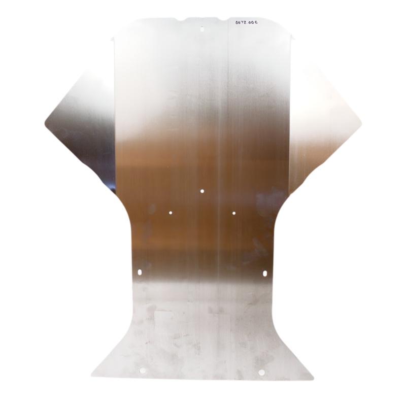 F1. 0072.00C Tony Kart OTK Aluminum Floor Tray, 2019-2024 For Full Sized Karts, Non-Shifter