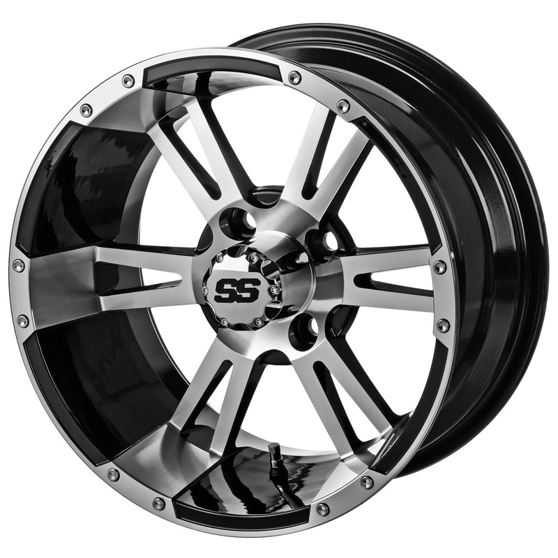 LSI 14″ Raptor Black & Machined Wheel