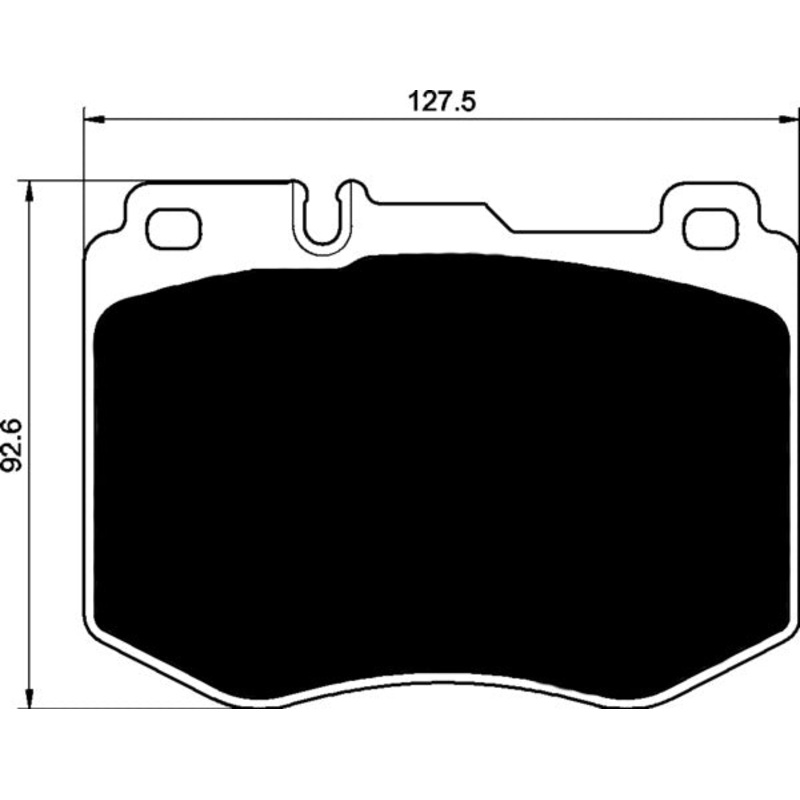 Porterfield Brake Pads for 2015 MERCEDES-BENZ C300 AMG
