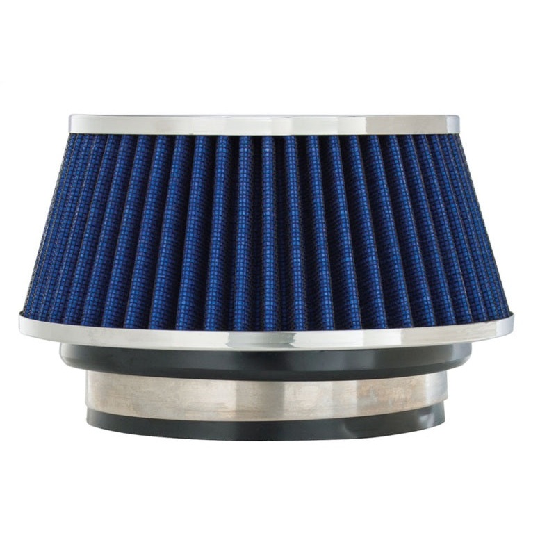 Spectre Adjustable Conical Air Filter 2-1/2in. Tall (Fits 3in. / 3-1/2in. / 4in. Tubes) – Blue
