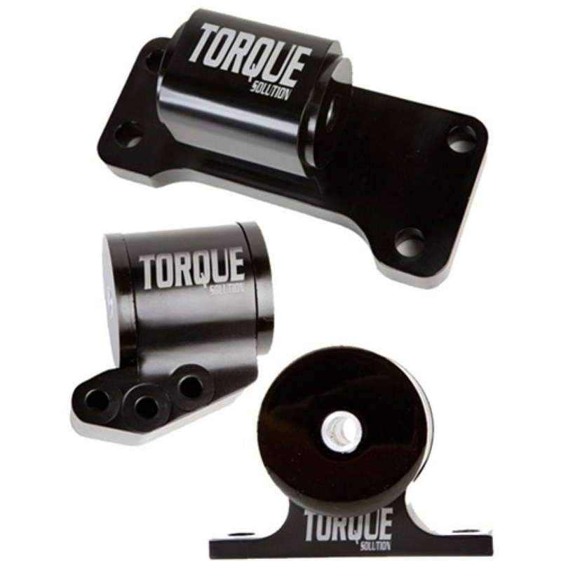 Torque Solution Billet Aluminum 3 piece Engine Mount Kit: Mitsubishi Evolution VII-IX 2001-2006