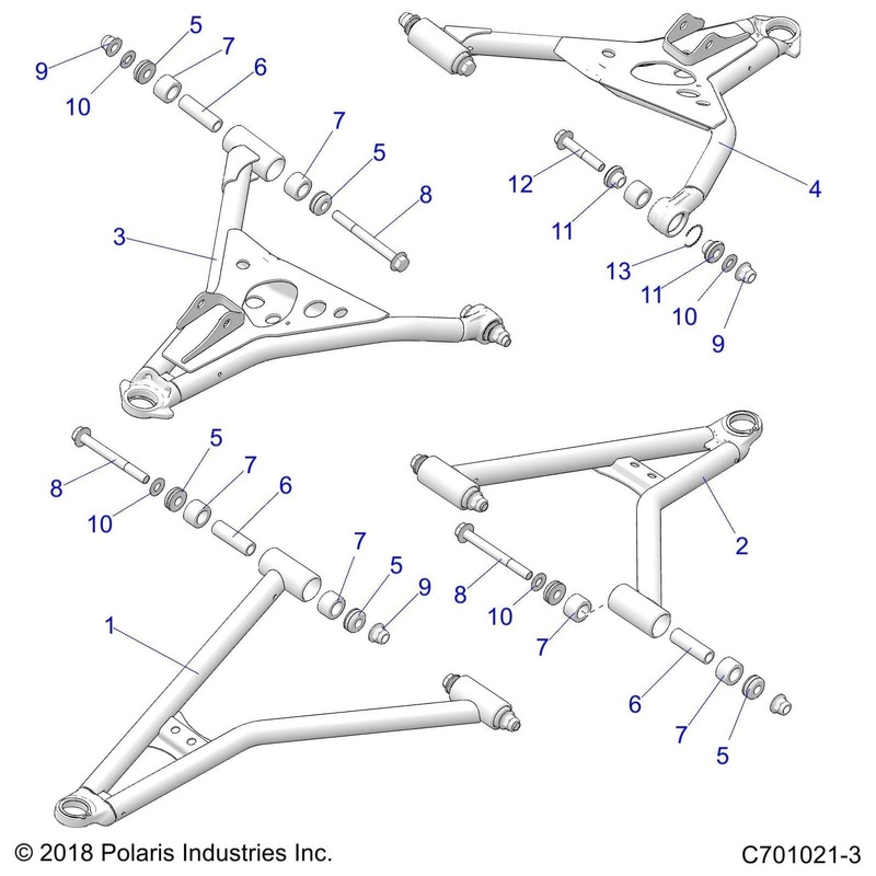 Weld-Ctrl Arm,Upper,Frt,Rh,50,Rd by Polaris
