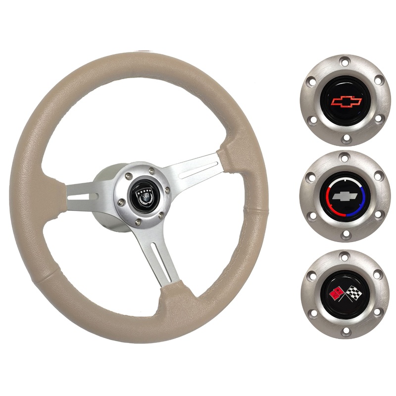1962-68 Chevy Nova Steering Wheel Kit | Tan Leather | ST3014TAN