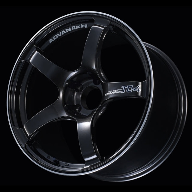 Advan TC-4 Wheel – 17×9.5 +50 | 5×114.3 | Black Gun Metallic & Ring