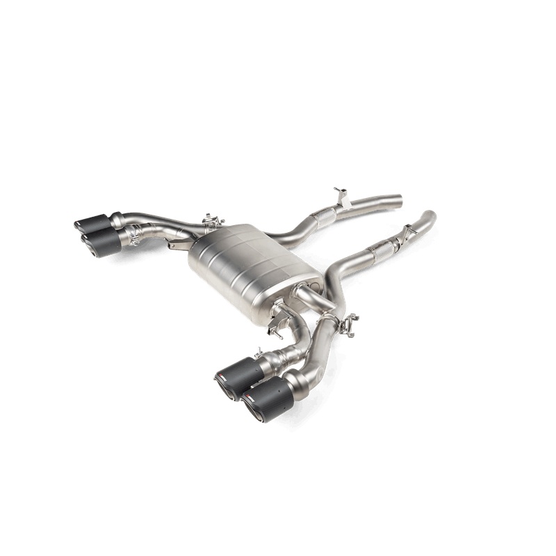 Akrapovic 19-20 BMW X3 M/X4 M (F97/F98) w/OPF/GPF Slip-On Line (Titanium) (Req. Tips)