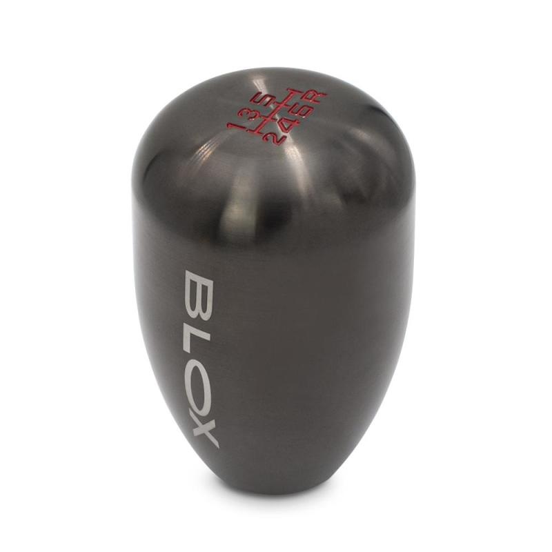 BLOX Racing 6-Speed Billet Shift Knob – Gun Metal 12×1.25mm